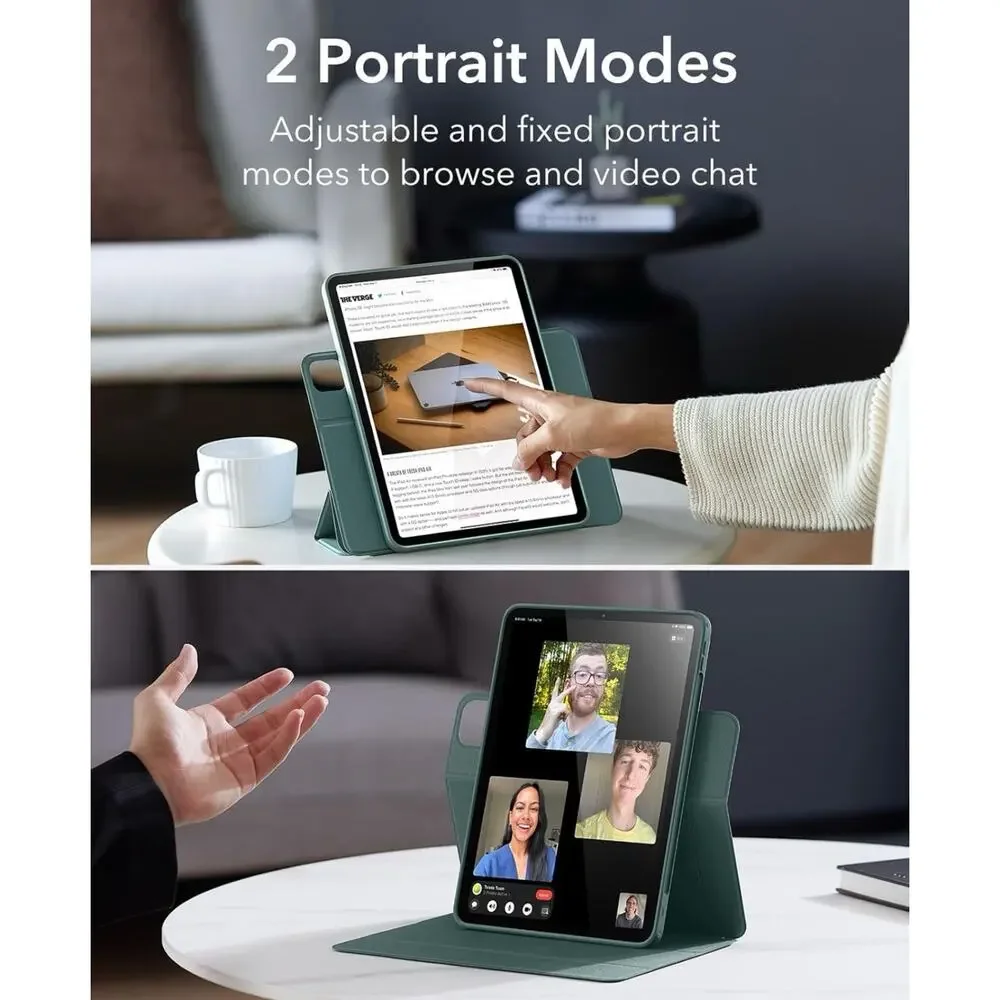 ESR Green iPad Air 11 Inch Case M2, 6Th/5Th/4Th Gen Case (2024/2022)